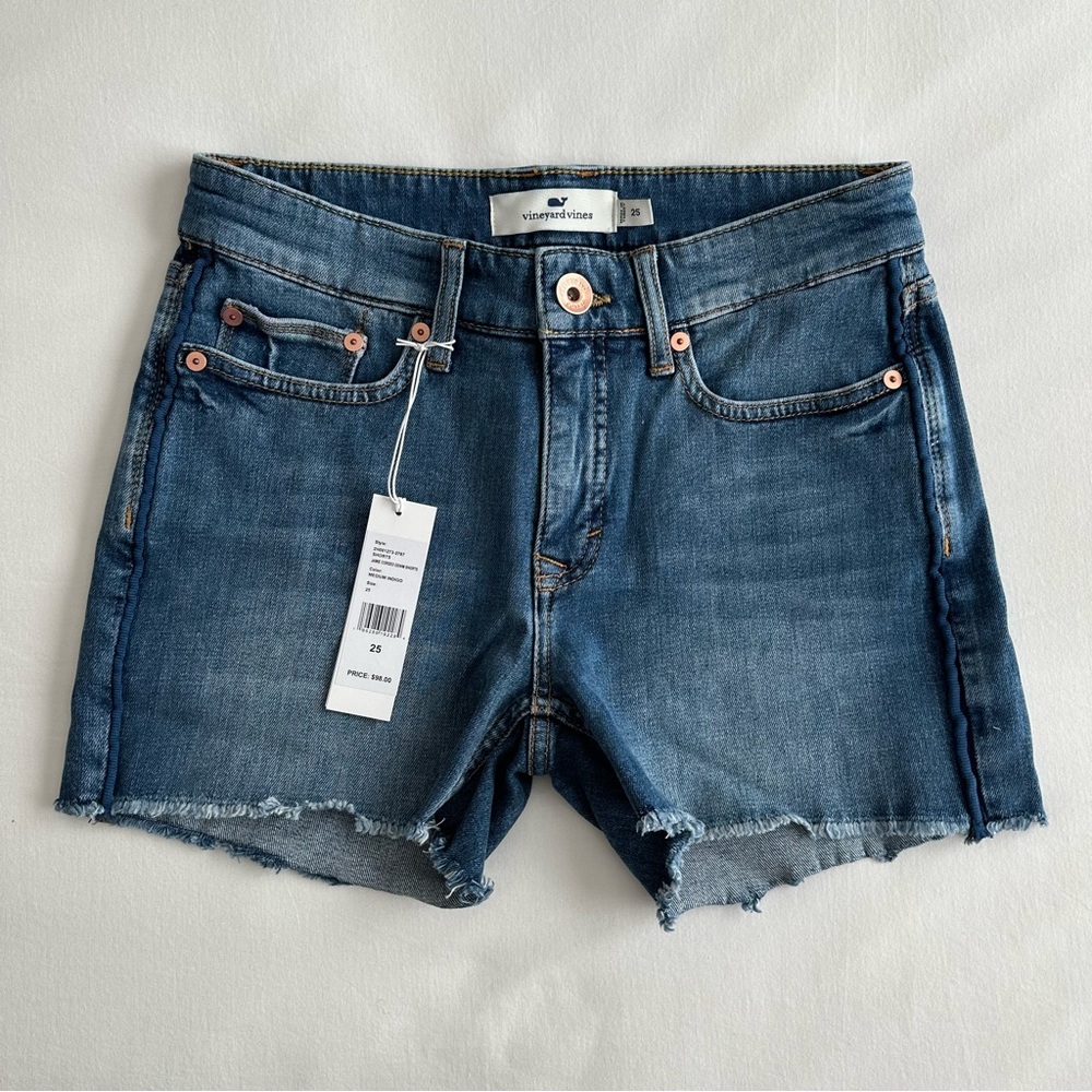 Vineyard Vines Jamie Corded Denim Shorts - Picture 3 of 9